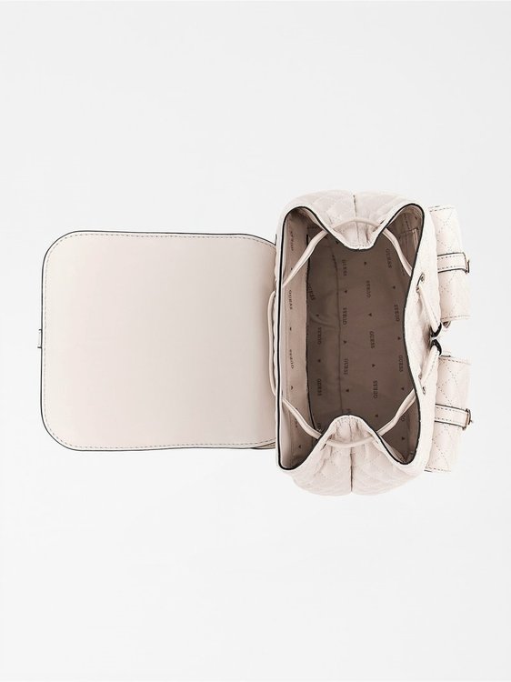 Módní Adam batoh, Krémová barva, 2023