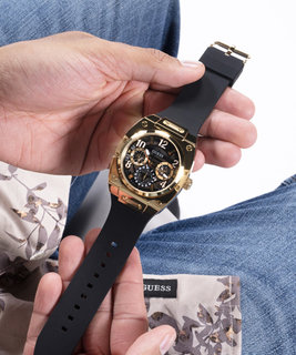 GUESS – Prodigy hodinky, Černá, Zlatá barva 1