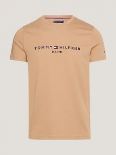 Tommy Logo triko Béžová barva Muži