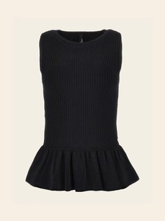 Echo svetrový top Černá barva Ženy