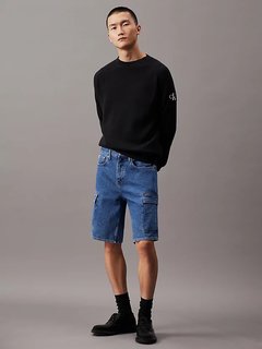 Luxusní 90'S Loose Denim šortky, Modrá barva, 29/NI, 30/NI, 31/NI, 32/NI, 33/NI, 34/NI, 36/NI
