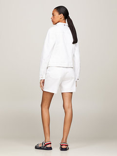 Luxusní Slim bunda denim, Bílá barva, 34, 36, 38, 40, 42