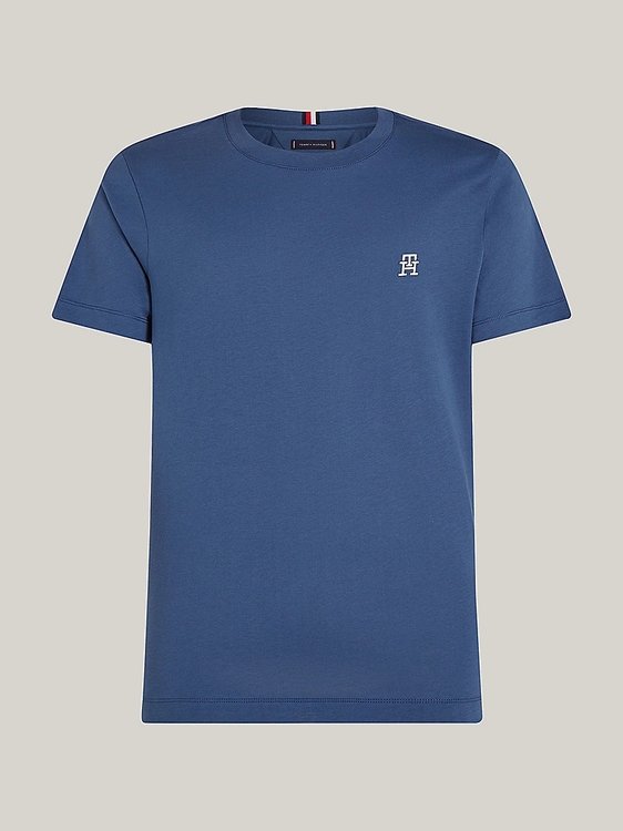 Monogram triko Modrá barva Muži