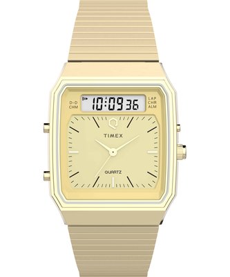 TIMEX – TW2Y06000UK-GOLD-TONE HODINKY