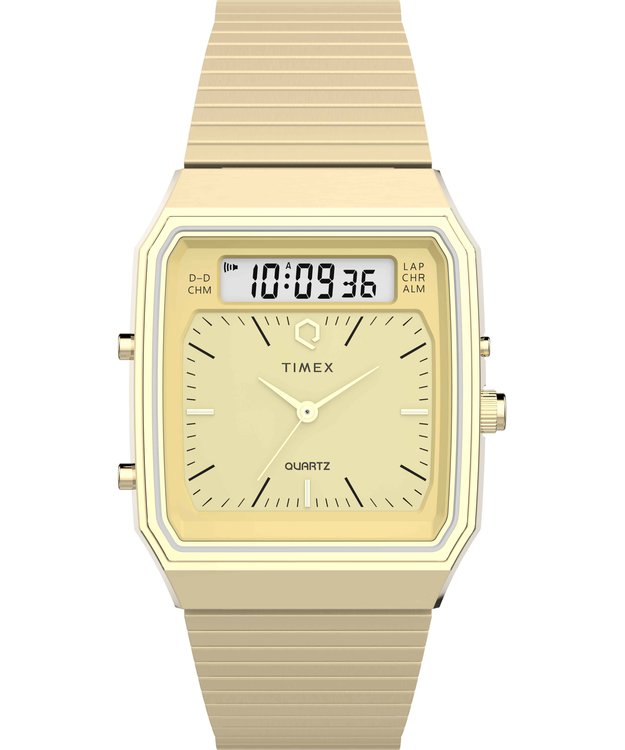 TIMEX – TW2Y06000UK-GOLD-TONE HODINKY