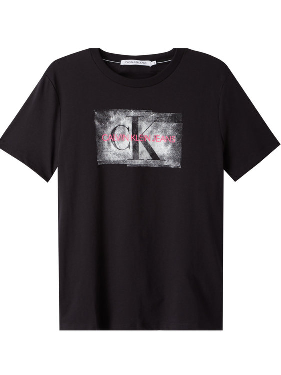 Band Tee triko – Calvin Klein Jeans, Černá barva Ženy