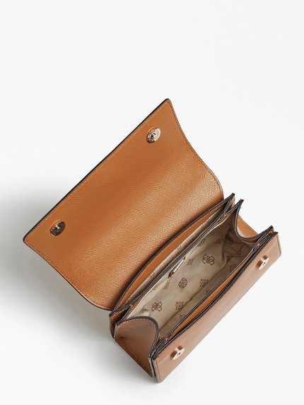 Módní Aviana kabelka, Hnědá barva, 2022