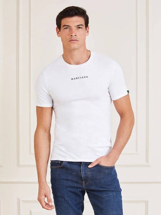 Luxusní Logo tričko, Bílá barva, S, M, L, XL, XXL