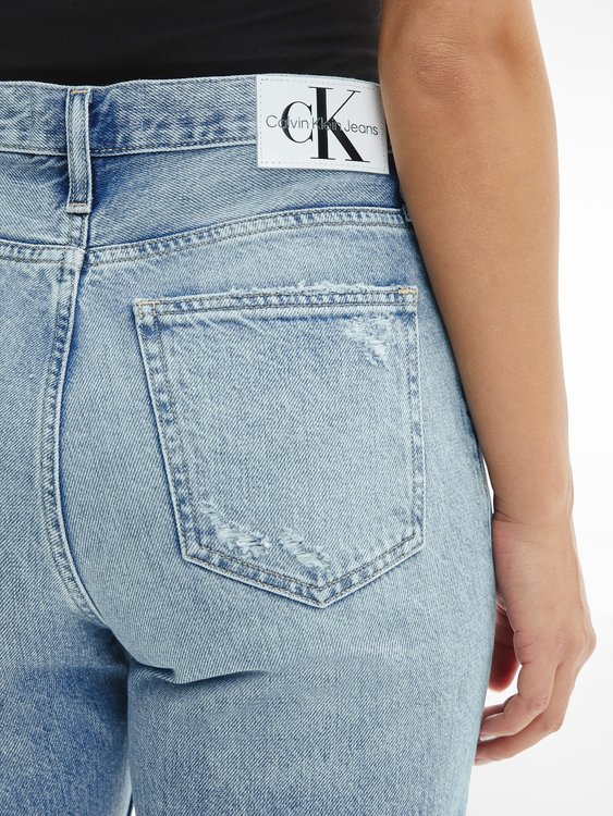 Mom jeans – Calvin Klein Jeans, Modrá barva Ženy, Ženy 1
