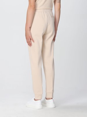 Micro logo tepláky – Calvin Klein, Krémová barva Ženy