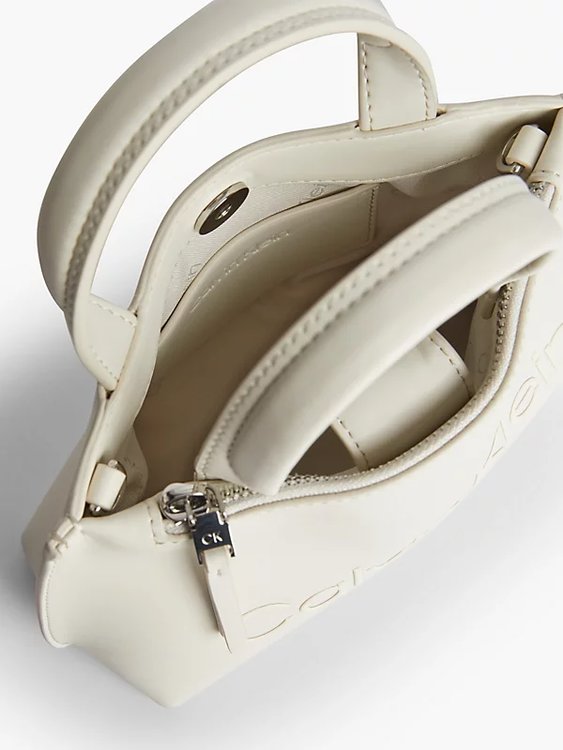 Módní CK Set kabelka, Bílá, Krémová barva, 2023