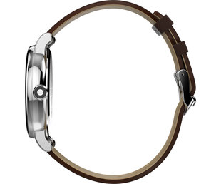 Luxusní Standard hodinky, Hnědá, Stříbrná barva, UNI