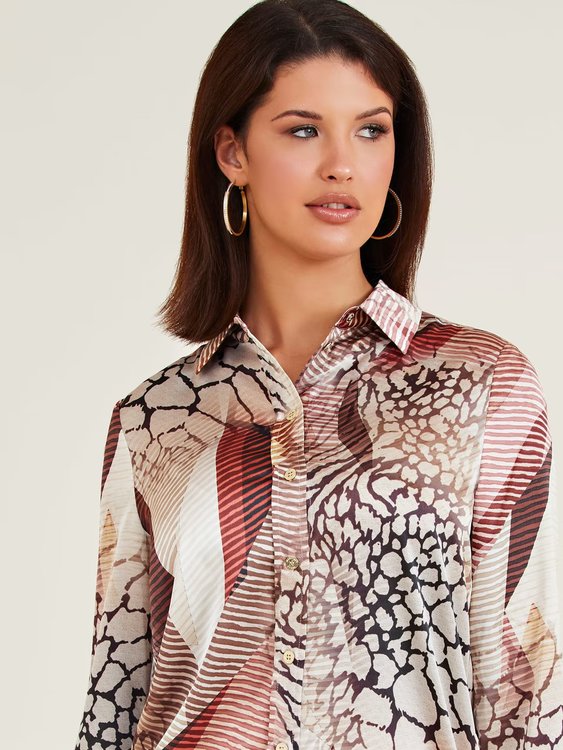 Luxusní Melissa košile, Béžová barva, XS, S, M, L