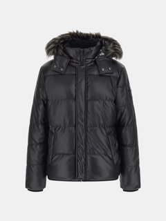 Luxusní Stretch Puffa bunda, Černá barva, L, XL