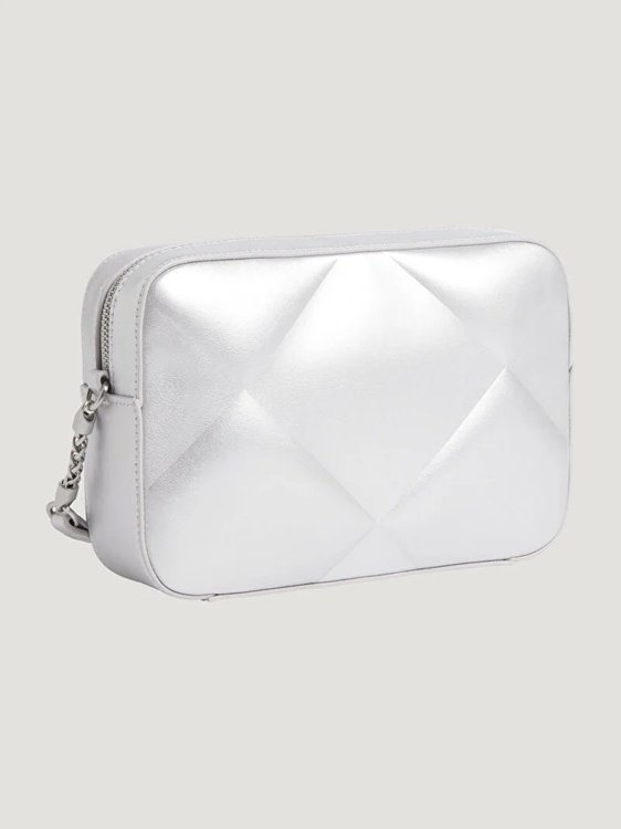 Re-Lock quilt kabelka – Calvin Klein Jeans, Stříbrná barva Ženy