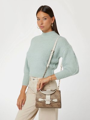 Nolana Top malá kabelka – GUESS, Béžová barva Ženy