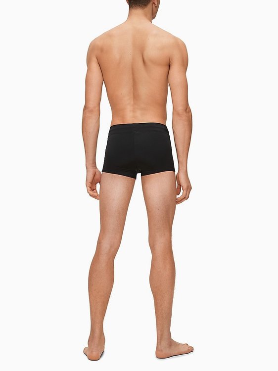 Luxusní Core Solids plavky, Černá barva, S, M, L, XL