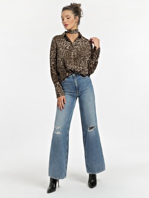 Vivian košile – Guess, Hnědá, Multi barva Ženy, Ženy