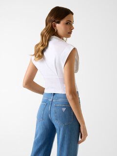 Cherry top Bílá barva Ženy