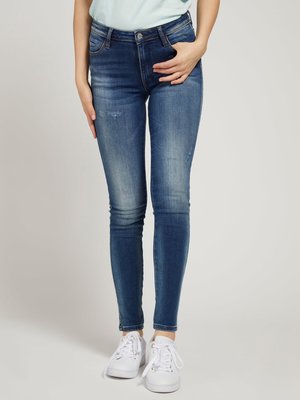 Skinny fit jeans Modrá barva Ženy