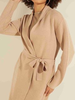 Luxusní Clarissa cardigan, Béžová, Krémová barva, XS, S, M, L 1