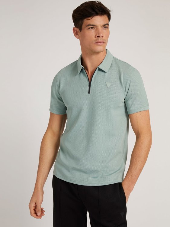 Módní Polo košile, Zelená barva, 2022