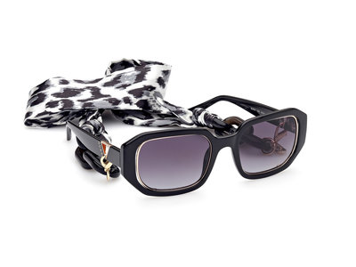 Módní Injected sluneční brýle, Černá barva, 2022 1