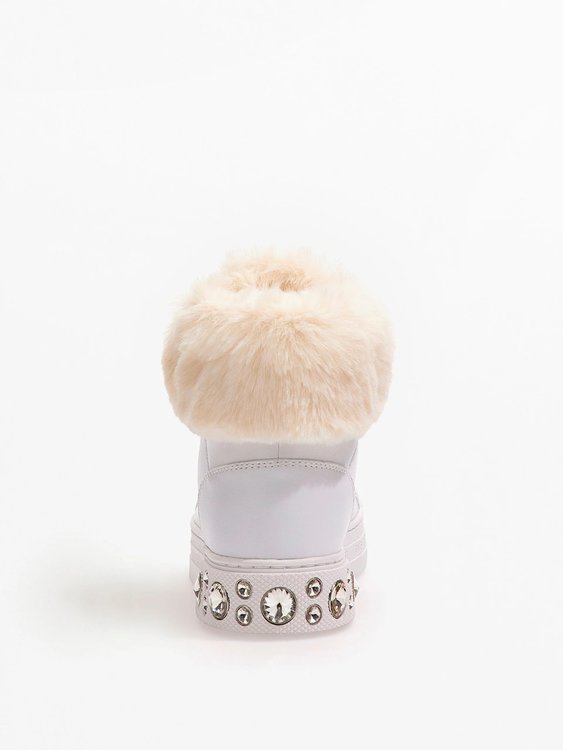 Módní Ruke zimní tenisky, Bílá barva, 2022