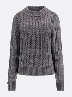 Luxusní Suzanne svetr, Šedá barva, XS, S, M