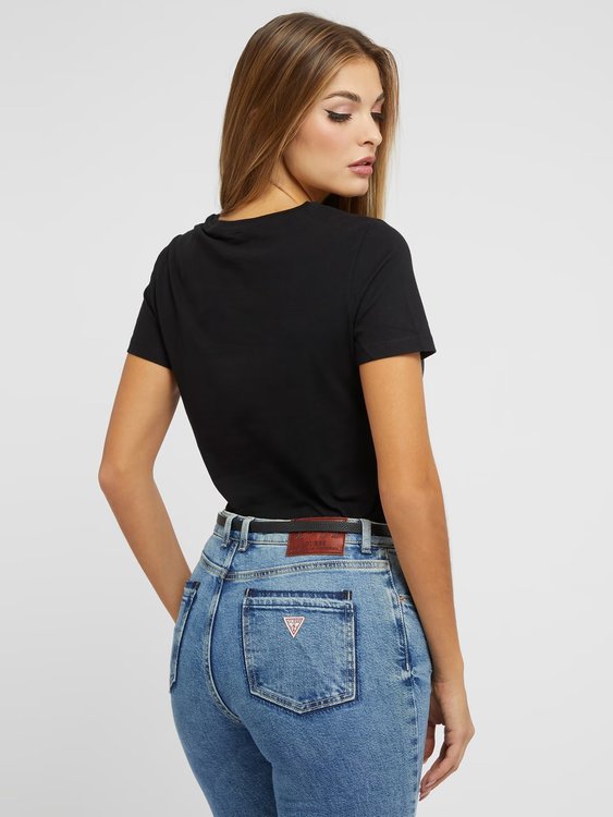 Angelina triko – GUESS, Černá barva Ženy