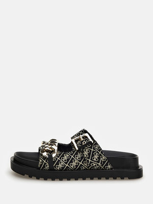 Fatema pantofle – GUESS, Černá barva Ženy