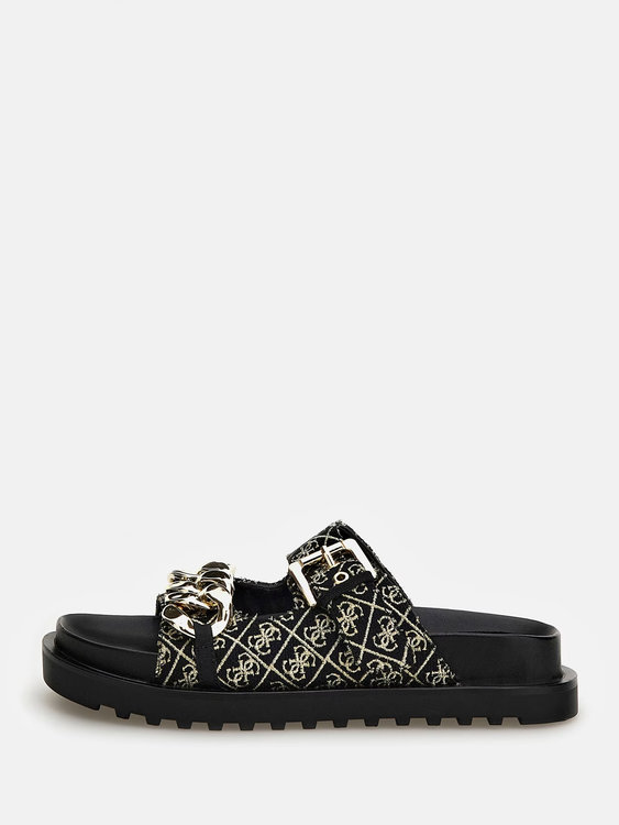 Fatema pantofle – GUESS, Černá barva Ženy