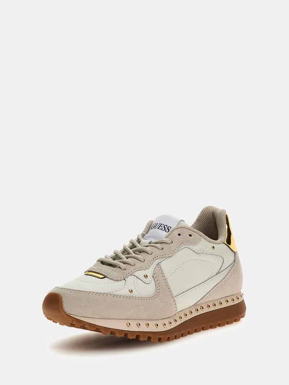 GUESS – Vanya tenisky, Bílá, Krémová barva