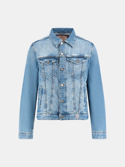 Módní Dillon bunda Denim, Modrá barva, 2024