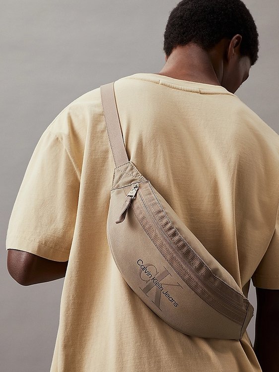 Sport Essentials ledvinka – Calvin Klein Jeans, Béžová, Hnědá barva Muži