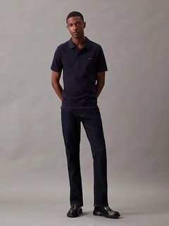 Luxusní Stretch Pique Slim Button polo, Modrá barva, S, M, L, XL, XXL