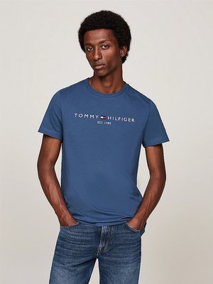 Tommy Hilfiger – Tommy Logo triko, Modrá barva