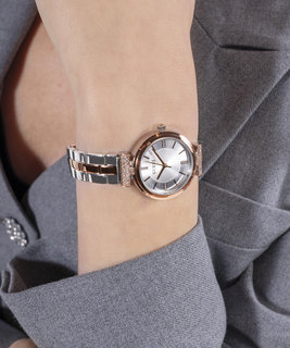 GUESS – Array hodinky, Růžové zlato, Stříbrná barva 1