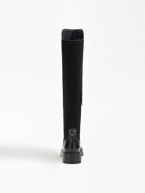 Módní Carmen kozačky, Černá barva, 2022