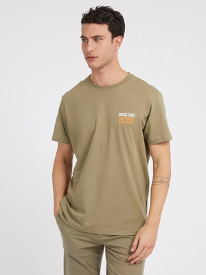 GUESS – Mirage triko, Khaki barva