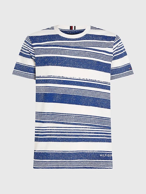 Summer Stripes triko Modrá barva Muži