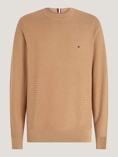 Rectangular svetr Béžová barva Muži