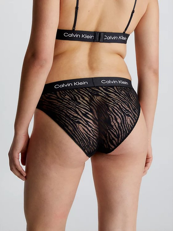 Módní 1996 Animal Lace bikiny, Černá barva, 2023