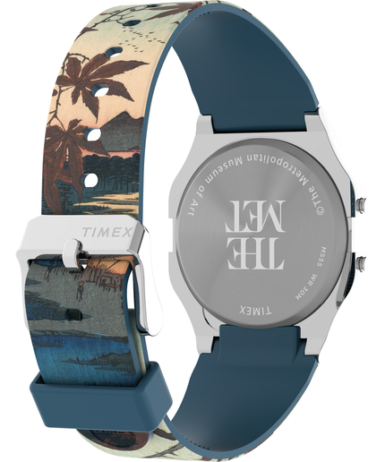 Módní Timex LAB The MET hodinky, Modrá, Stříbrná barva, 2024, 2023