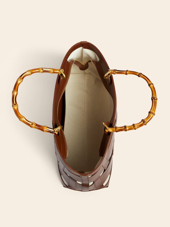 Módní Aida kabelka, Hnědá barva, 2022