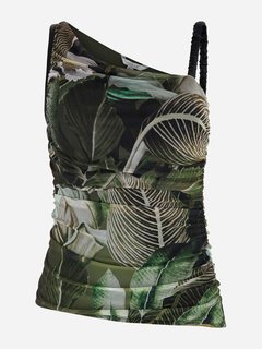 Luxusní Dinah top, Zelená barva, XS, S, M