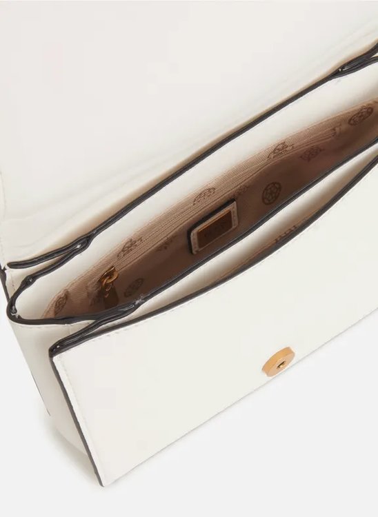 Módní Abey crossbody, Bílá barva, 2023