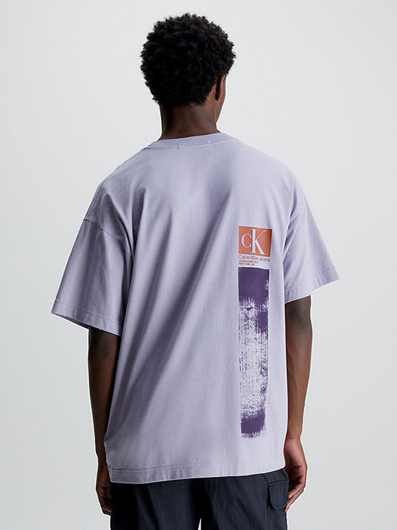 Luxusní Brushstroke triko, Fialová barva, XS, S, M, L, XL, XXL