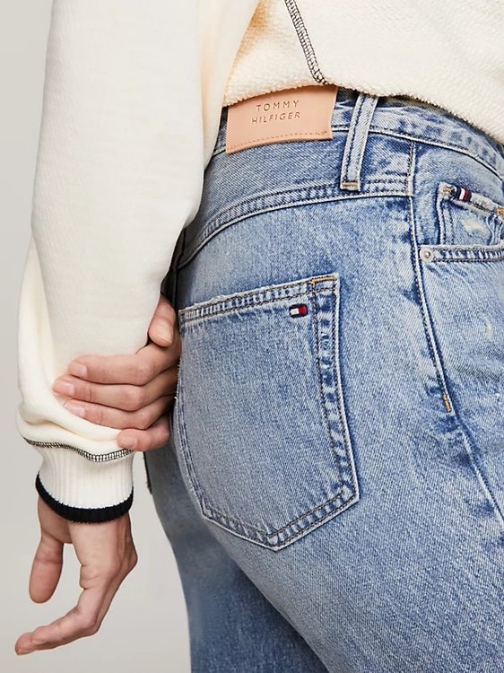 Luxusní Classic Straight jeans, Modrá barva, 26/30, 27/30, 28/30, 29/30