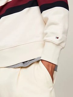 Módní Monotype Svetr, Bílá, Modrá barva, 2024